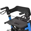 Mobility walker ActionMed CH200AM aluminium terrain walker, lightweight foldable frame, seat, 4 wheels, adjustable height