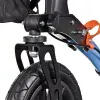 Mobility walker ActionMed CH200AM aluminium terrain walker, lightweight foldable frame, seat, 4 wheels, adjustable height