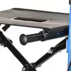 Mobility walker ActionMed CH200AM aluminium terrain walker, lightweight foldable frame, seat, 4 wheels, adjustable height