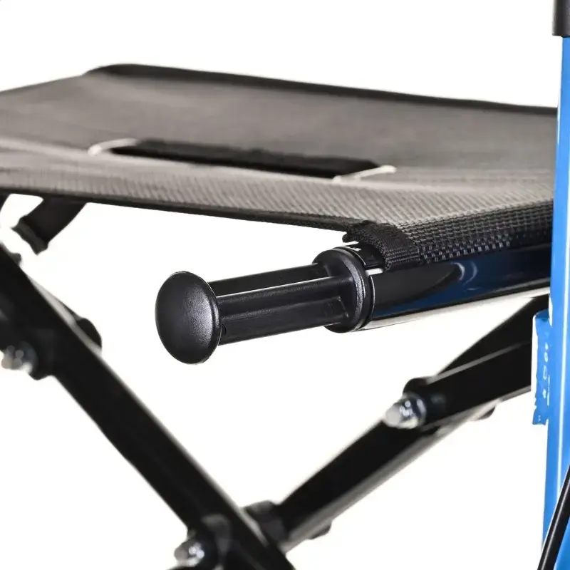 Mobility walker ActionMed CH200AM aluminium terrain walker, lightweight foldable frame, seat, 4 wheels, adjustable height