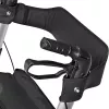 Mobility walker ActionMed CH200AM aluminium terrain walker, lightweight foldable frame, seat, 4 wheels, adjustable height