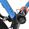 Mobility walker ActionMed CH200AM aluminium terrain walker, lightweight foldable frame, seat, 4 wheels, adjustable height