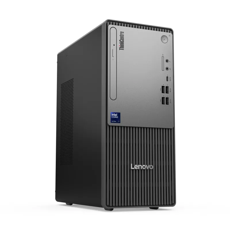 Desktop PC Lenovo ThinkCentre neo 50t Gen 6 Intel Core Ultra 5 225, 16 GB DDR5, 512 GB SSD, Windows 11 Pro, Tower, Black