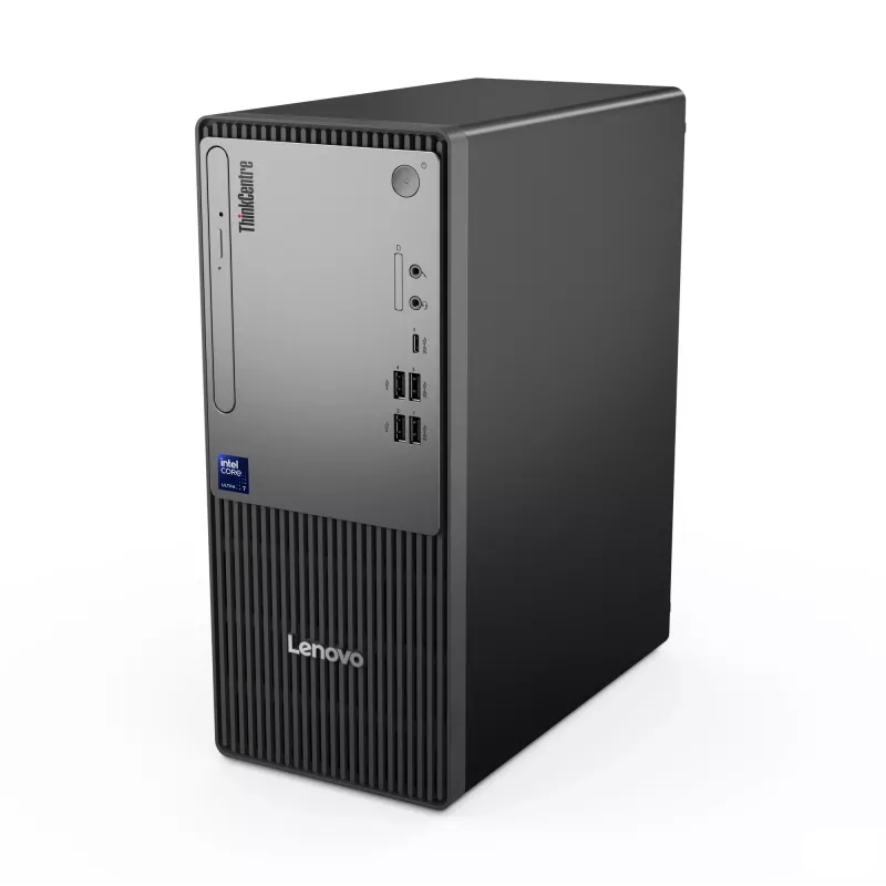 Desktop PC Lenovo ThinkCentre neo 50t Gen 6 Intel Core Ultra 5 225, 16 GB DDR5, 512 GB SSD, Windows 11 Pro, Tower, Black
