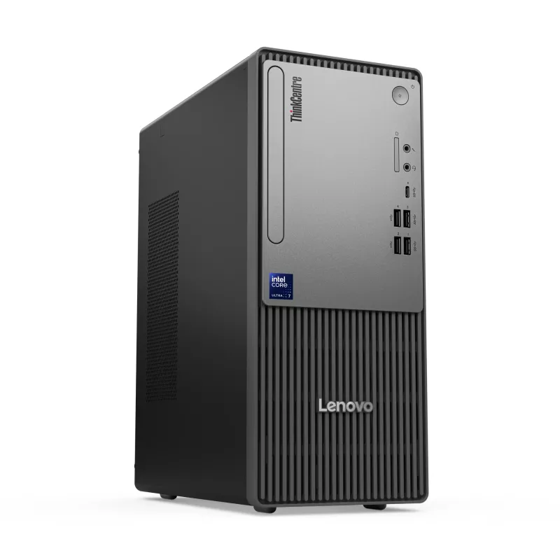 Desktop PC Lenovo ThinkCentre neo 50t Gen 6 Intel Core Ultra 5 225, 16 GB DDR5, 512 GB SSD, Windows 11 Pro, Tower, Black