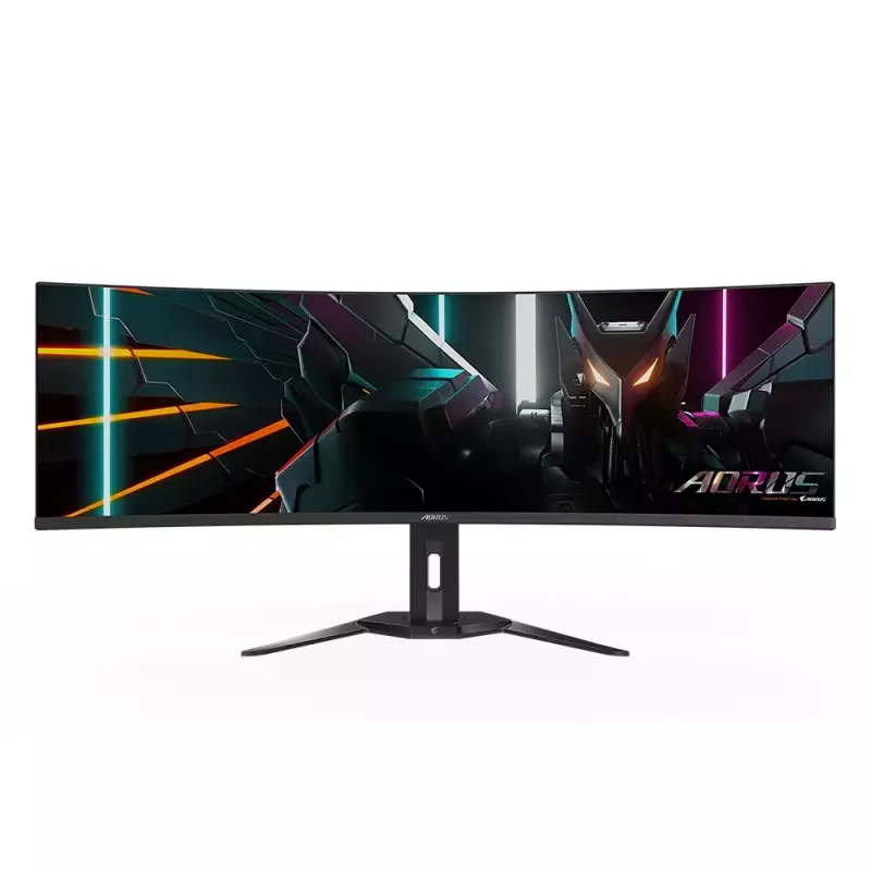Monitor GIGABYTE 49 inch OLED CO49DQ DQHD 5120×1440 144 Hz, HDR, FreeSync, 10-bit, 2×HDMI 2.1, USB-C, VESA 100×100