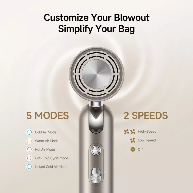 Hair dryer Dreame Pocket Pro AHD51-TG titanium gold