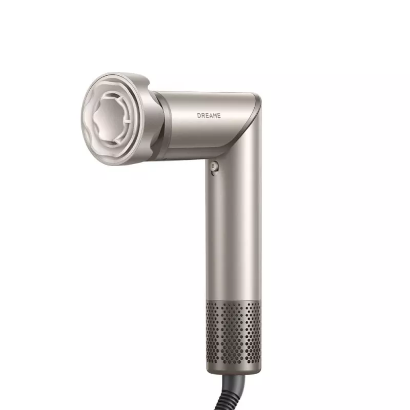 Dreame Dazzle Hair Styler 1400 W — 110000 RPM motor, 3 heat levels, max 90°C, gold
