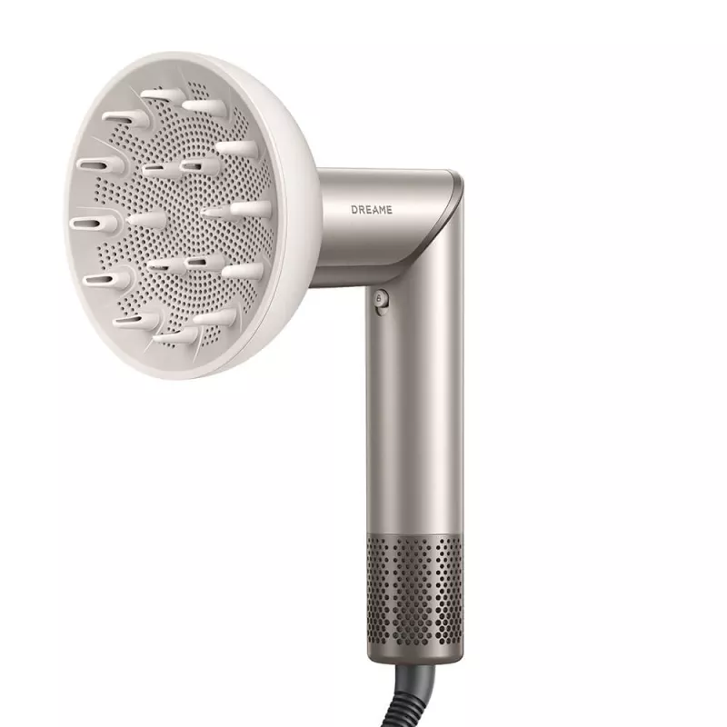 Dreame Dazzle Hair Styler 1400 W — 110000 RPM motor, 3 heat levels, max 90°C, gold