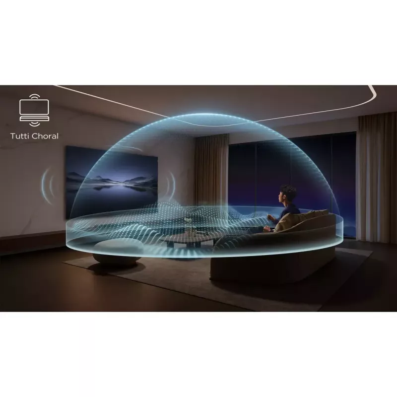Sound bar TCL Q75H 620W 5.1.2-channel with wireless active subwoofer, HDMI 2.1, Bluetooth 5.3, Wi‑Fi 5, 1040×110×58 mm