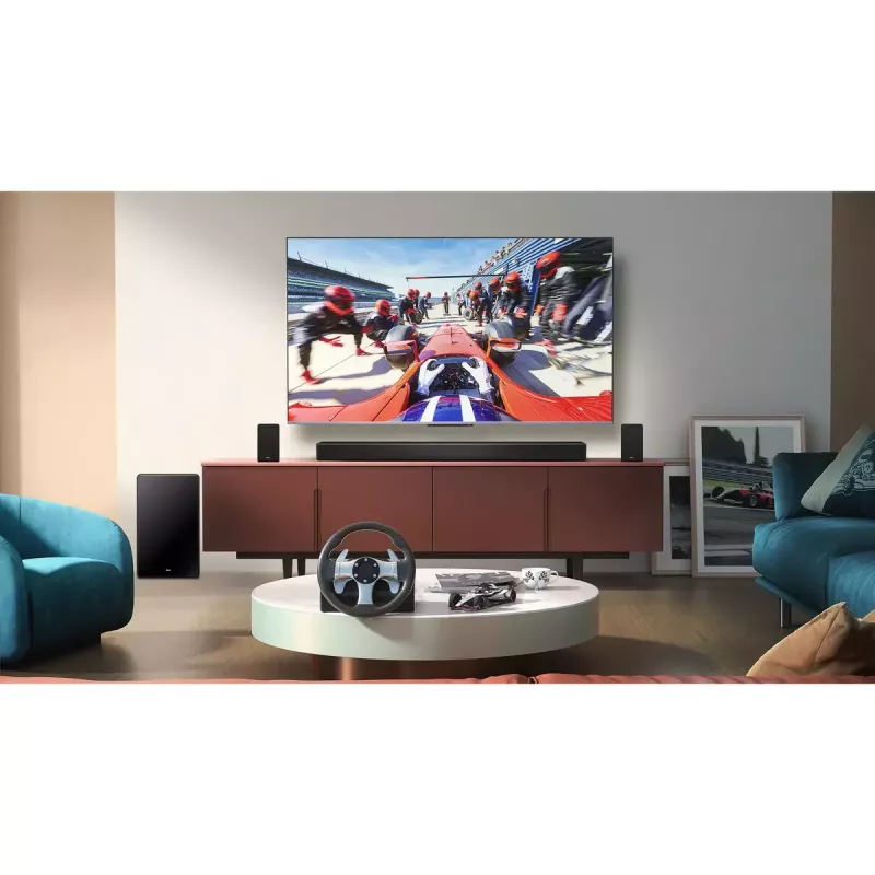 TCL Q Q85H Class 7.1.4 Channel Sound Bar with Dolby Atmos, Wireless Subwoofwer, and Wireless Surround Speakers