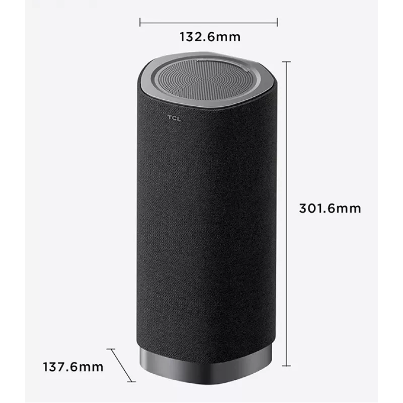 TCL Z100 Wireless Dolby Atmos FlexConnect Speaker, 1.1.1 channels, 170 W, Dolby Atmos, Dolby Digital Plus, Dolby MAT, Dolby Surround, Dolby TrueHD, 95 dB, 170 W, Metallic
