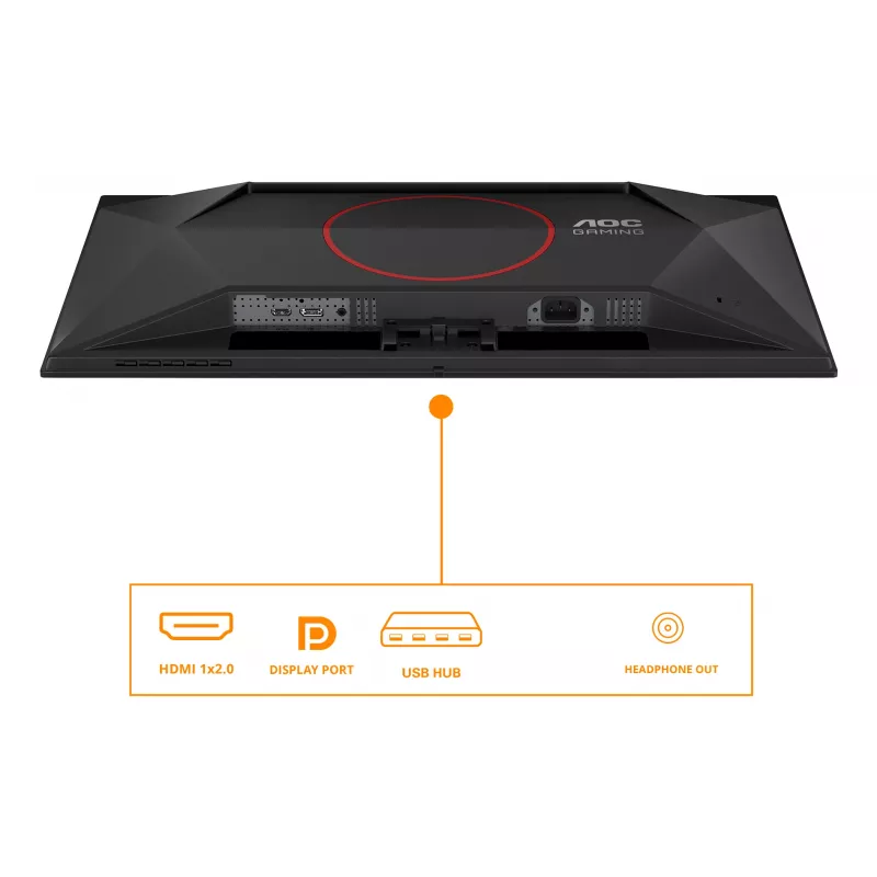 AOC G4 Q27G41ZDF computer monitor 67.3 cm (26.5 inch) 2560 x 1440 pixels Quad HD QD-OLED Black, Red