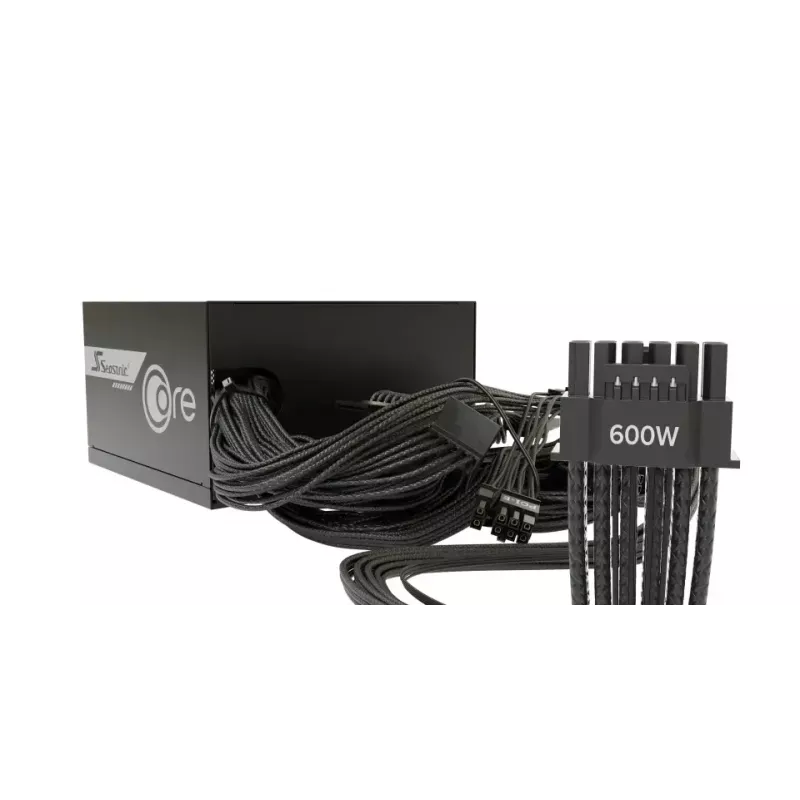 Power supply unit Seasonic CORE BC-650 650W ATX 20+4 pin, 80 PLUS Bronze, black, 120mm fan