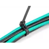 Hook & loop cable tie DeLOCK 300x7.6mm black 100pcs
