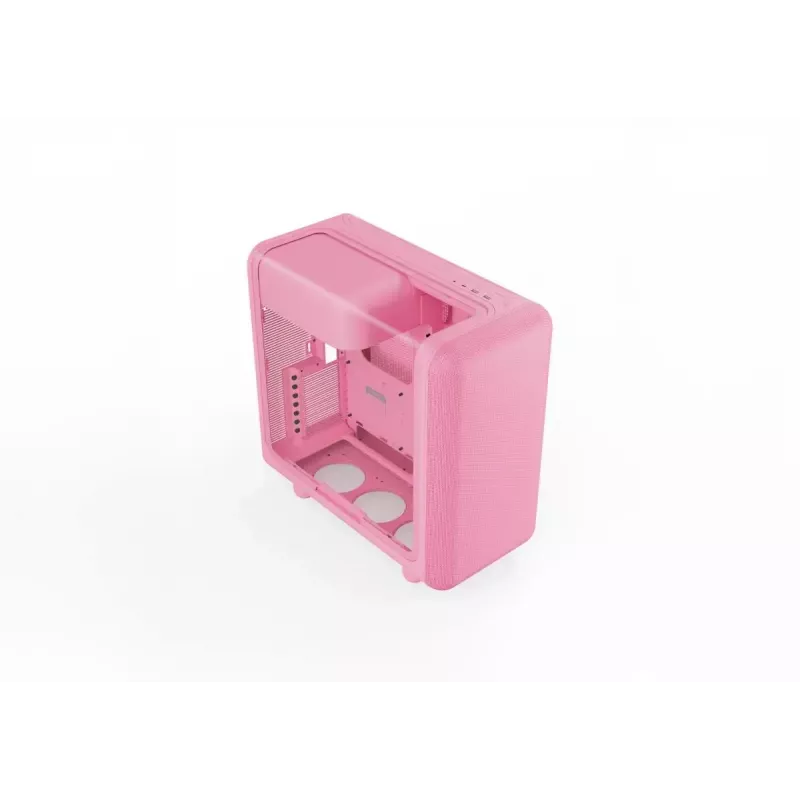 Mid-tower PC case HYTE X50 Strawberry Milk, model CS-HYTE-X50G-SM