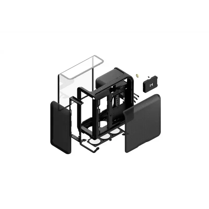 Mid Tower PC Case HYTE X50 Pitch Black