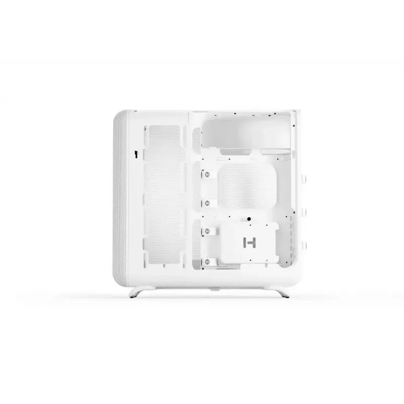 Mid tower PC case HYTE X50 AIR Snow White — compact airflow chassis