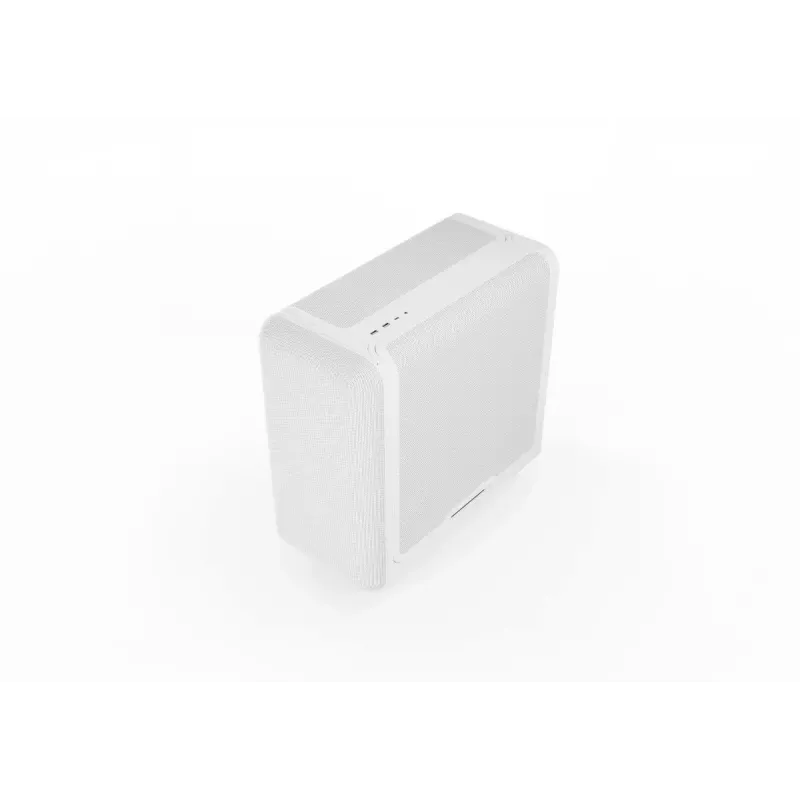 Mid tower PC case HYTE X50 AIR Snow White — compact airflow chassis