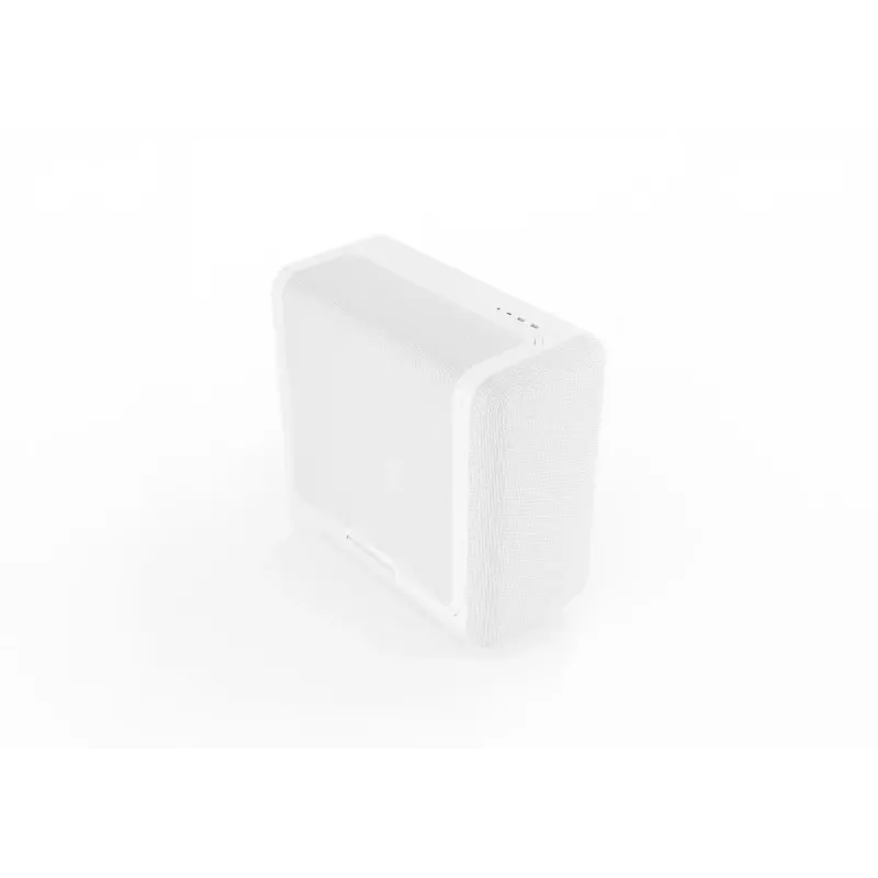 Mid tower PC case HYTE X50 AIR Snow White — compact airflow chassis