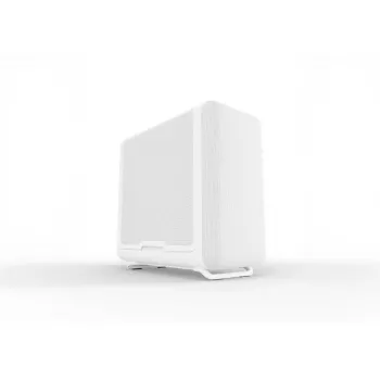Mid tower PC case HYTE X50 AIR Snow White — compact airflow chassis