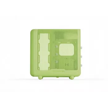 Mid Tower Case HYTE X50 Matcha Milk — ATX/mATX/Mini-ITX support, tempered glass, front I/O