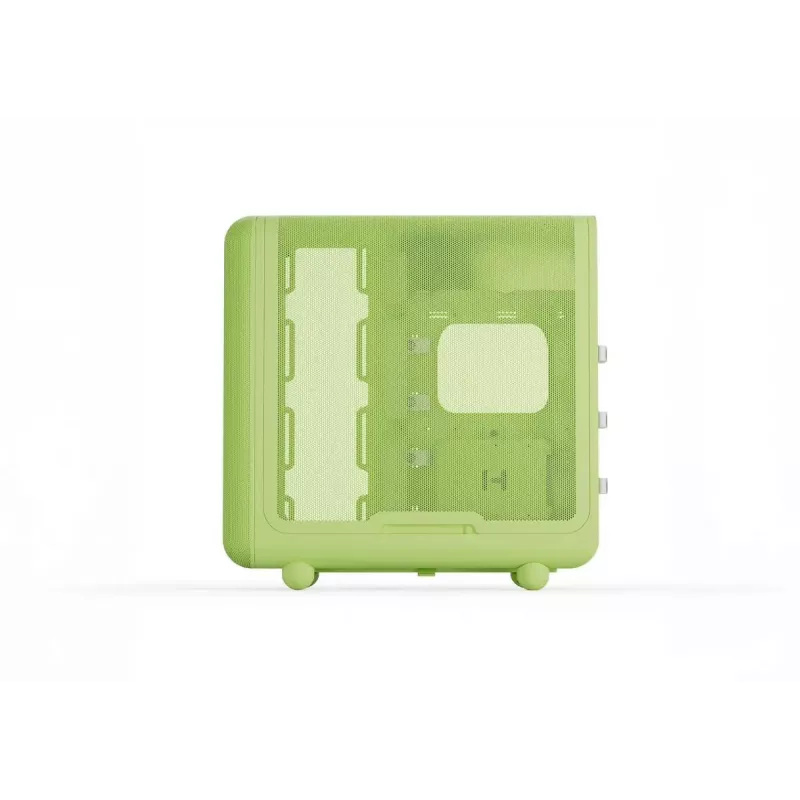Mid Tower Case HYTE X50 Matcha Milk — ATX/mATX/Mini-ITX support, tempered glass, front I/O