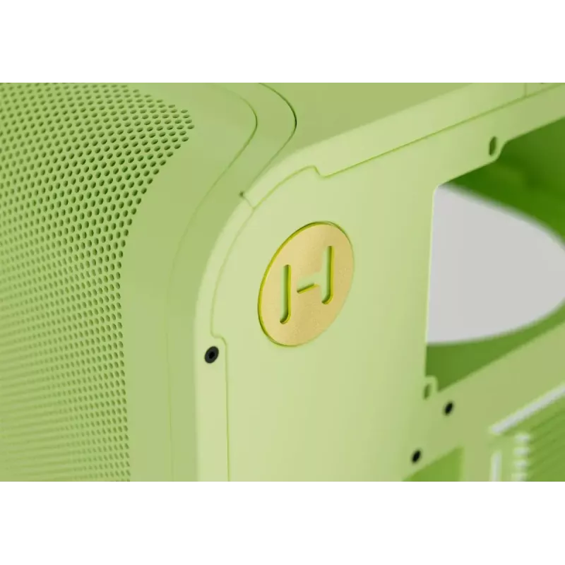 Mid Tower Case HYTE X50 Matcha Milk — ATX/mATX/Mini-ITX support, tempered glass, front I/O