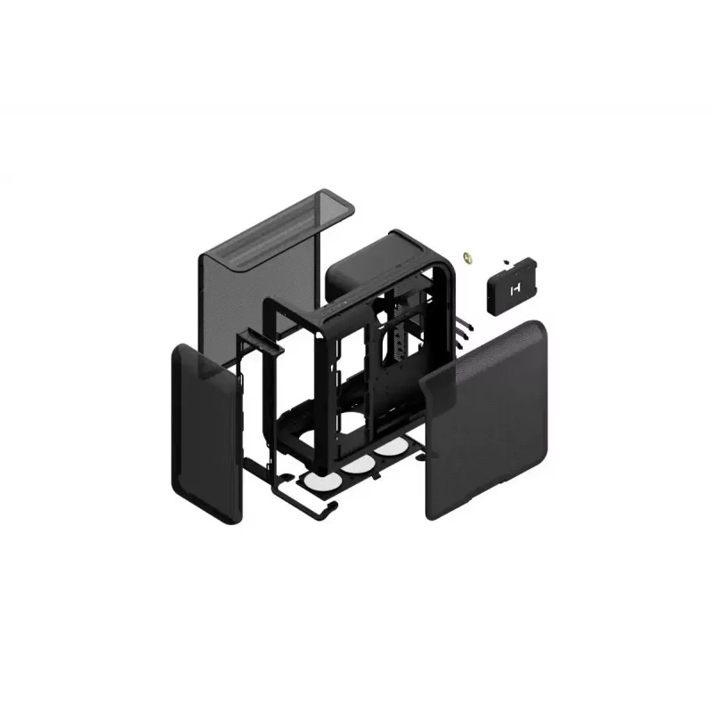 Mid-tower PC case HYTE X50 AIR Pitch Black