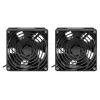 Intellinet 2-Fan Ventilation Unit for 19 inch Wallmount Cabinets Roof-mount, 1.8 m Power Cable with EU CEE 7/7 Plug, Format 120 x 120 mm, Earthing Kit Included, Black