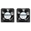 Intellinet 2-Fan Ventilation Unit for 19 inch Wallmount Cabinets Roof-mount, 1.8 m Power Cable with EU CEE 7/7 Plug, Format 120 x 120 mm, Earthing Kit Included, Black