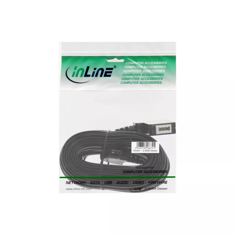 Cable ties InLine 100 mm, 2.5 mm wide, black — pack of 1000