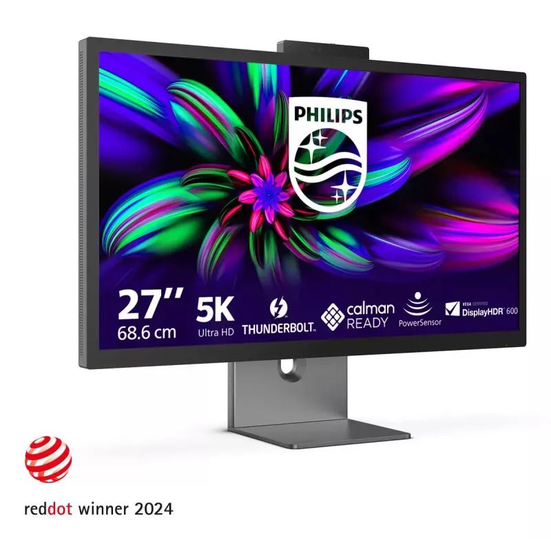 Philips Brilliance 27E3U7903/00 computer monitor 68.6 cm (27 inch) 5120 x 2880 pixels 5K Ultra HD LCD Grey