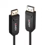 Lindy 10m Fibre Optic Hybrid DP 2.0 UHBR10 Cable, 10 m, DisplayPort, DisplayPort, Male, Male, 7680 x 4320 pixels