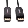 Lindy 10m Fibre Optic Hybrid DP 2.0 UHBR10 Cable, 10 m, DisplayPort, DisplayPort, Male, Male, 7680 x 4320 pixels