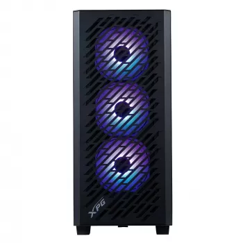 XPG VALOR AIR PRO Mid-Tower Chassis, Midi Tower, PC, Black, ATX, EATX, micro ATX, Mini-ATX, SPCC, Tempered glass, Multi