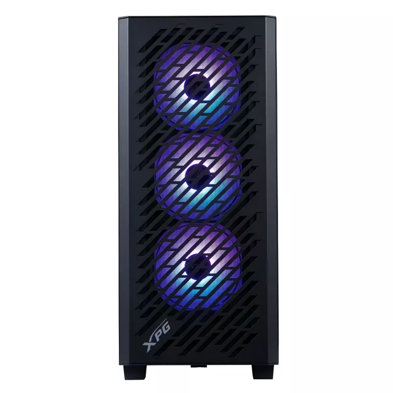 XPG VALOR AIR PRO Mid-Tower Chassis, Midi Tower, PC, Black, ATX, EATX, micro ATX, Mini-ATX, SPCC, Tempered glass, Multi