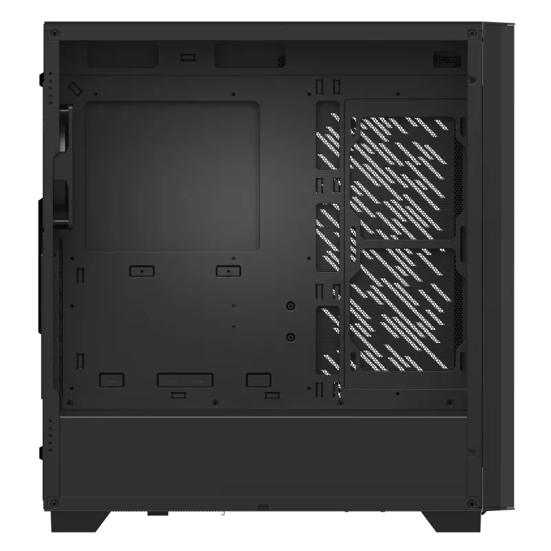 XPG VALOR AIR PRO Mid-Tower Chassis, Midi Tower, PC, Black, ATX, EATX, micro ATX, Mini-ATX, SPCC, Tempered glass, Multi