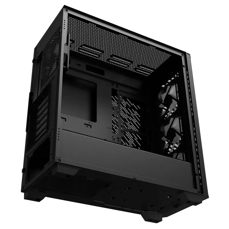 XPG VALOR AIR PRO Mid-Tower Chassis, Midi Tower, PC, Black, ATX, EATX, micro ATX, Mini-ATX, SPCC, Tempered glass, Multi