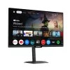 27 inch GIGABYTE M27QS 2K QHD Smart Monitor — 2560x1440, 180Hz, 1ms, 350 cd/m², FreeSync, DisplayHDR400, HDMI 2.0, DP 1.4
