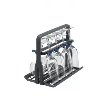 Wine glass holder Electrolux 9029795540 — black, for 8 glasses, H260×W220×D330 mm