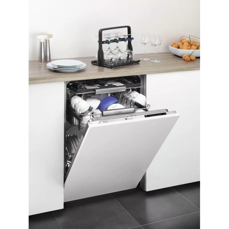 Wine glass holder Electrolux 9029795540 — black, for 8 glasses, H260×W220×D330 mm