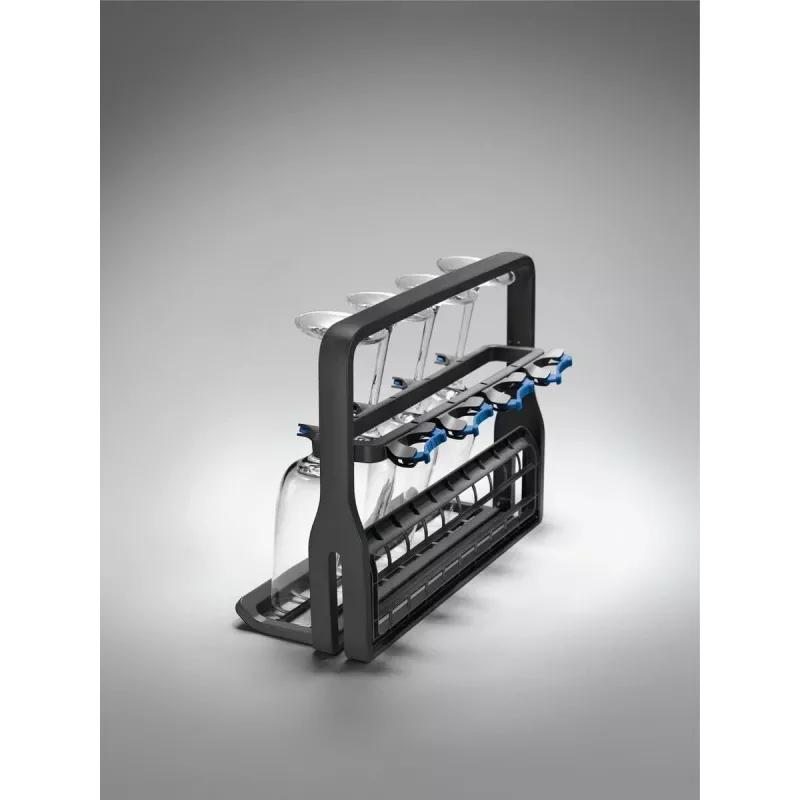 Wine glass holder Electrolux 9029795540 — black, for 8 glasses, H260×W220×D330 mm