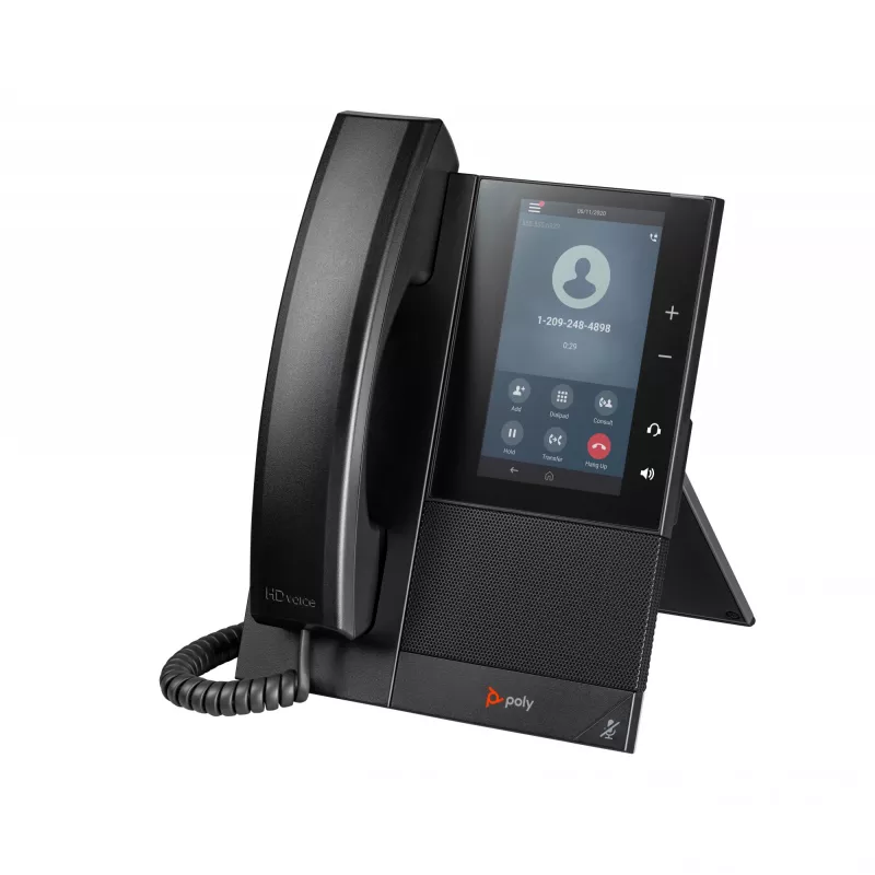 HP Poly CCX 505 Business Media Phone with Open SIP and PoE-enabled