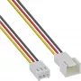 InLine Fan Cable Extension 3pin Molex male/female length 1m