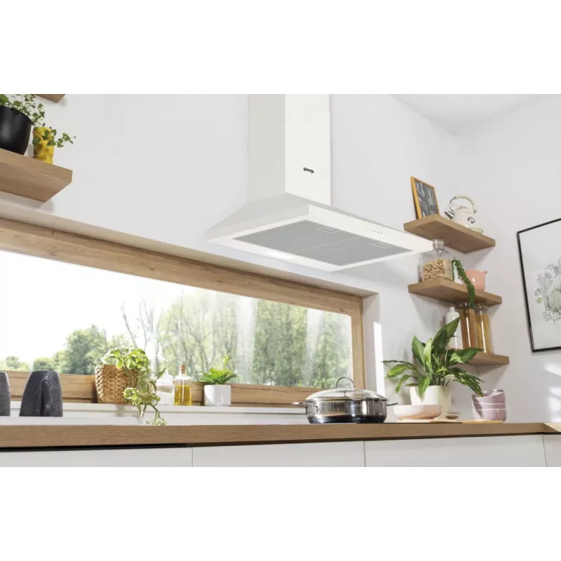 Gorenje KH60A F2LB WH WHC629E4W RL_G400, 450 m³/h, Ducted/Recirculating, C, A, B, 65 dB