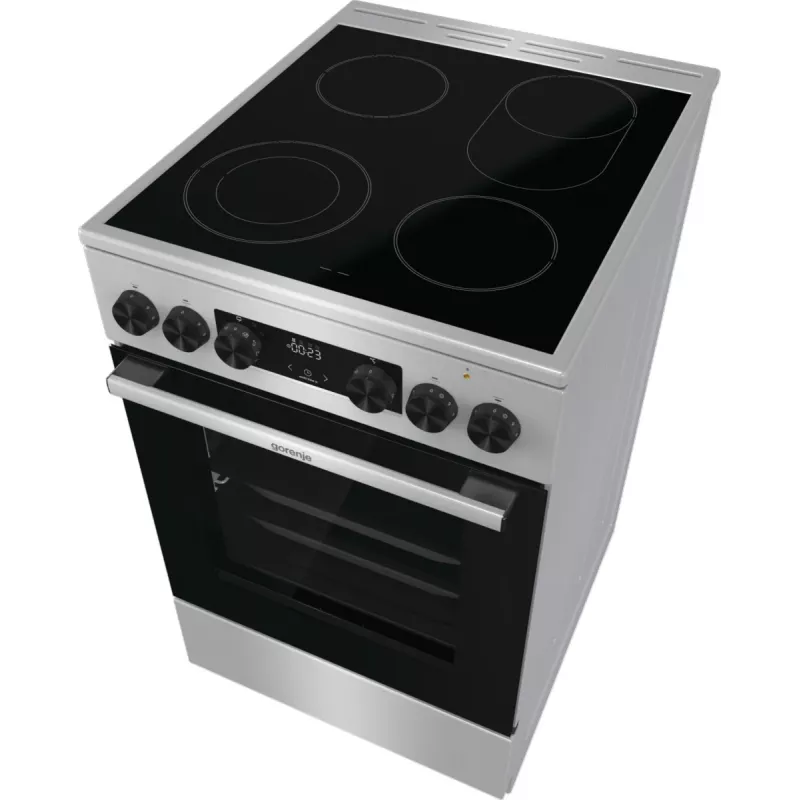 Gorenje GECS5C70XA cooker Freestanding cooker Electric Ceramic hob Stainless steel