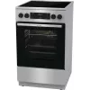 Gorenje GECS5C70XA cooker Freestanding cooker Electric Ceramic hob Stainless steel