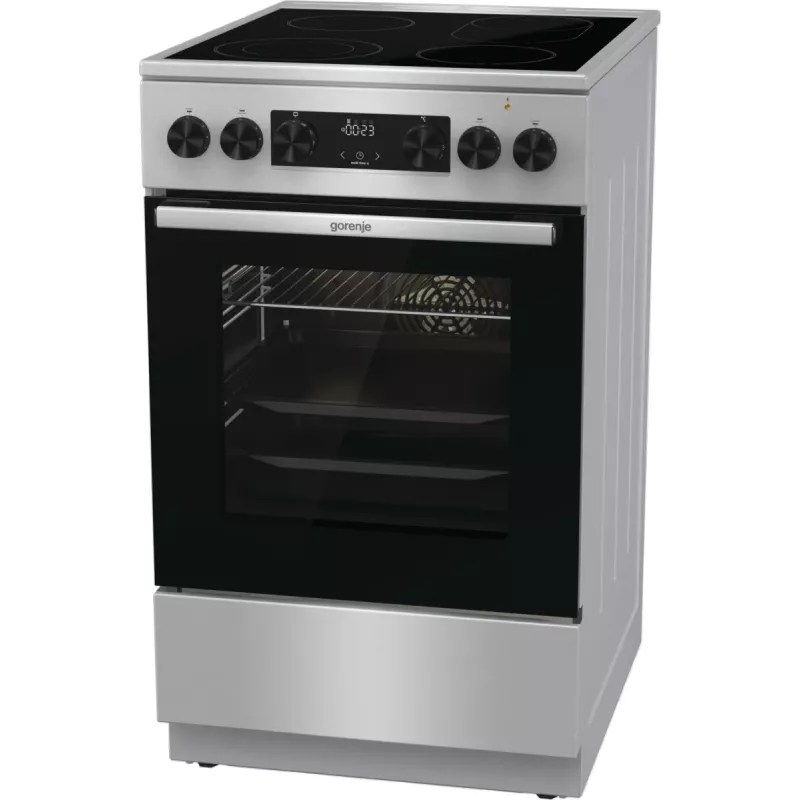 Gorenje GECS5C70XA cooker Freestanding cooker Electric Ceramic hob Stainless steel