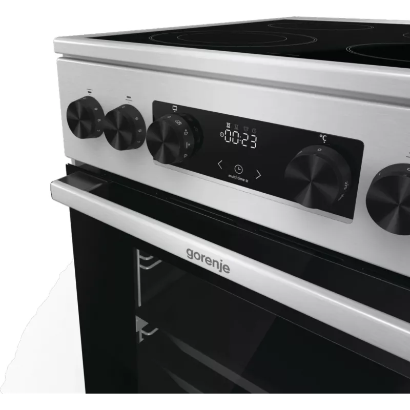 Gorenje GECS5C70XA cooker Freestanding cooker Electric Ceramic hob Stainless steel
